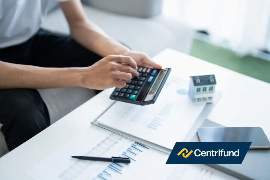 Investor analyzing property financing terms and returns